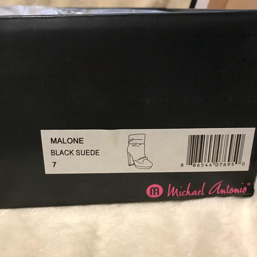 Michael Antonio - Black Platform Booties - image 2